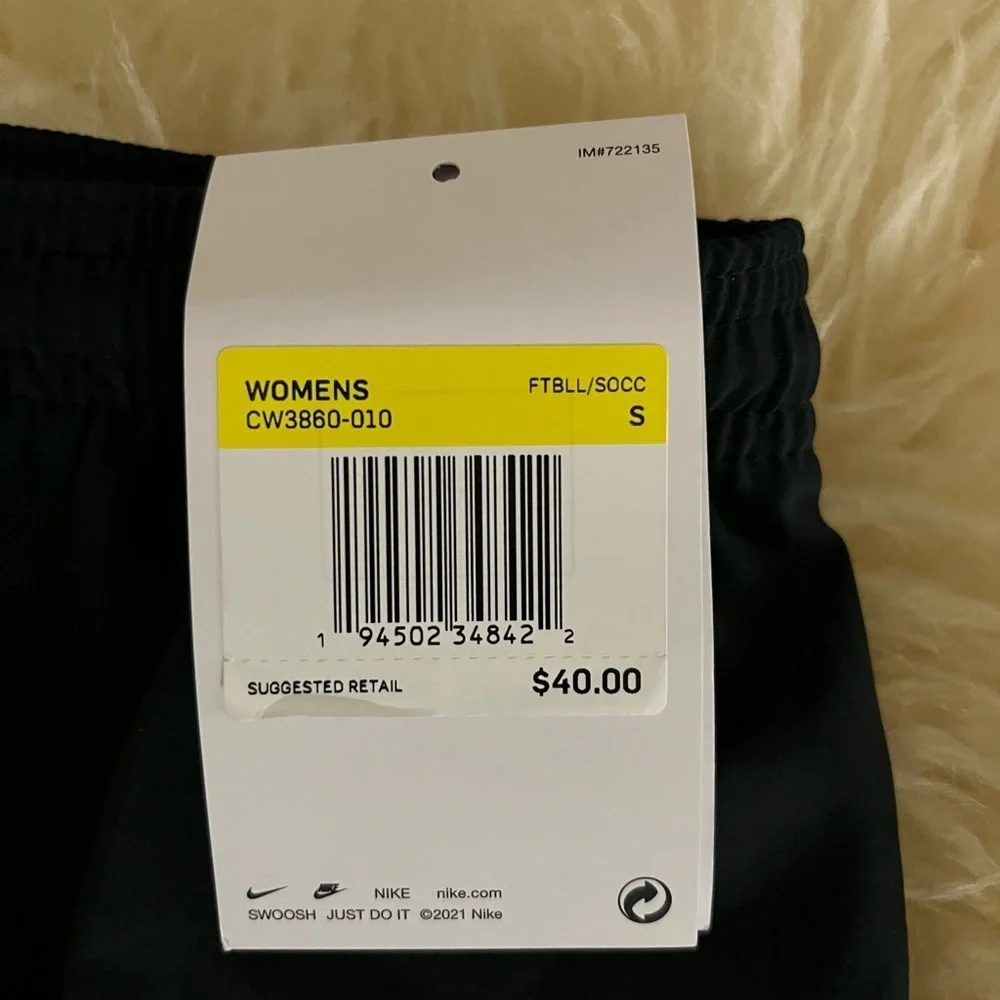 NWT Nike Dri-Fit Black Running Shorts